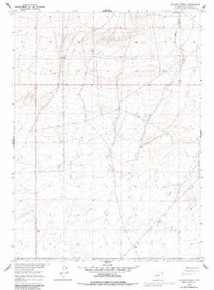 7.5' Topo Map of the Chicken Spring, WY Quadrangle