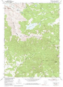 7.5' Topo Map of the Christina Lake, WY Quadrangle