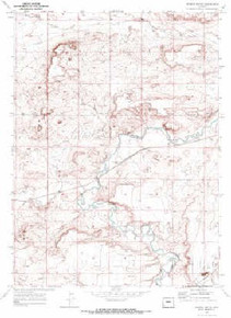 7.5' Topo Map of the Church Butte, WY Quadrangle