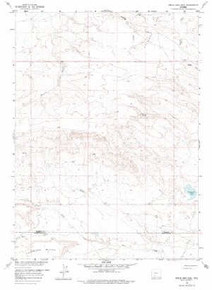 7.5' Topo Map of the Circle Bar Lake, WY Quadrangle