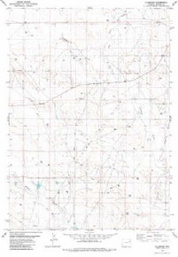 7.5' Topo Map of the Clareton, WY Quadrangle