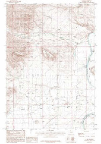 7.5' Topo Map of the Clark, WY Quadrangle