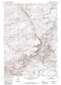 7.5' Topo Map of the Clarkson Hill, WY Quadrangle