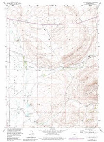 7.5' Topo Map of the Coal Bank Basin, WY Quadrangle