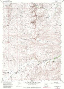 7.5' Topo Map of the Mcdonald Ranch, WY Quadrangle