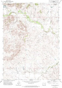 7.5' Topo Map of the Coal Bank Draw, WY Quadrangle