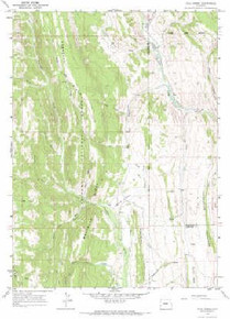 7.5' Topo Map of the Coal Creek, WY Quadrangle