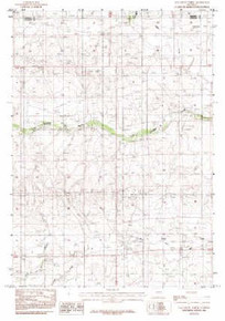 7.5' Topo Map of the Coal Draw North, WY Quadrangle