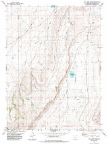 7.5' Topo Map of the Coal Mine Ridge, WY Quadrangle