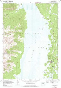 7.5' Topo Map of the Colter Bay, WY Quadrangle