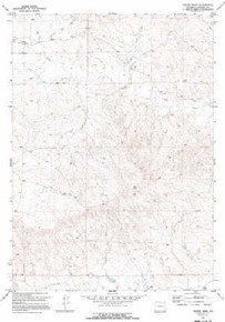 7.5' Topo Map of the Colter Draw, WY Quadrangle