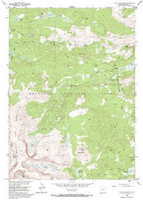7.5' Topo Map of the Cony Mountain, WY Quadrangle