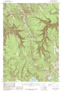 7.5' Topo Map of the Cook Peak, WY Quadrangle