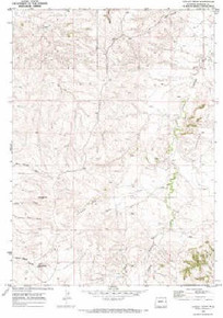 7.5' Topo Map of the Cooley Draw, WY Quadrangle