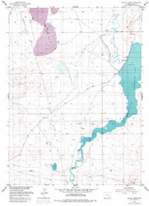 7.5' Topo Map of the Mcgill Lakes, WY Quadrangle
