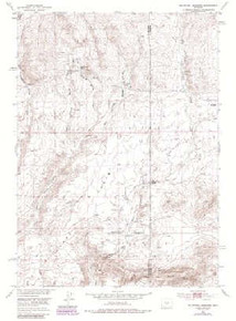 7.5' Topo Map of the Mcintosh Meadows, WY Quadrangle