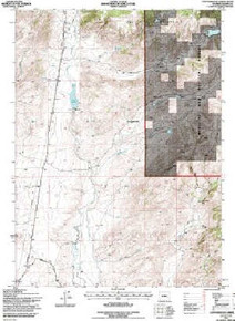 7.5' Topo Map of the Cottonwood Creek, WY Quadrangle