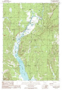 7.5' Topo Map of the Flagg Ranch, WY Quadrangle