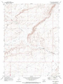 7.5' Topo Map of the Fort La Clede, WY Quadrangle
