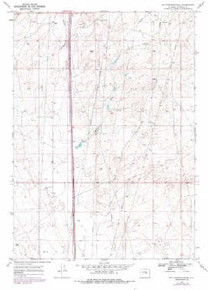 7.5' Topo Map of the Mcpherson Draw, WY Quadrangle
