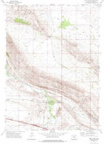 7.5' Topo Map of the Fort Steele, WY Quadrangle