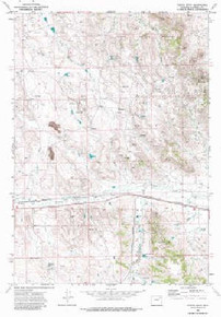 7.5' Topo Map of the Fortin Draw, WY Quadrangle