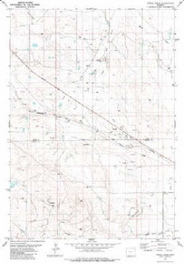 7.5' Topo Map of the Freda Creek, WY Quadrangle