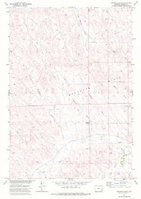 7.5' Topo Map of the Fredrick Draw, WY Quadrangle