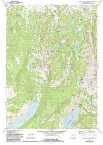 7.5' Topo Map of the Fremont Lake North, WY Quadrangle