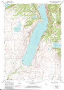 7.5' Topo Map of the Fremont Lake South, WY Quadrangle