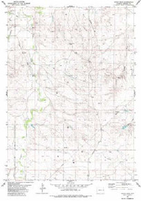 7.5' Topo Map of the Funny Rock, WY Quadrangle
