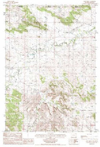 7.5' Topo Map of the Gaff Creek, WY Quadrangle