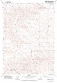 7.5' Topo Map of the Gardner Gulch, WY Quadrangle