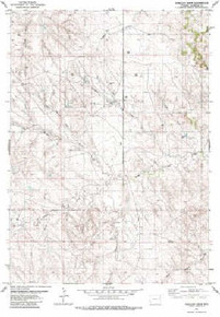7.5' Topo Map of the Garland Draw, WY Quadrangle