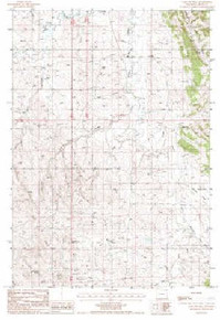 7.5' Topo Map of the Garland Hill, WY Quadrangle
