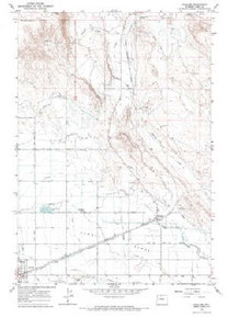 7.5' Topo Map of the Garland, WY Quadrangle
