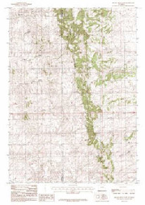 7.5' Topo Map of the Gillam Draw East, WY Quadrangle