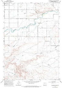 7.5' Topo Map of the Gilmore Hill NW, WY Quadrangle