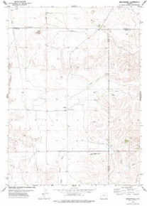 7.5' Topo Map of the Meadowdale, WY Quadrangle