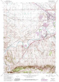 7.5' Topo Map of the Goose Egg, WY Quadrangle