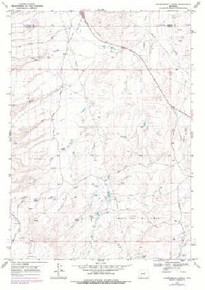 7.5' Topo Map of the Government Creek, WY Quadrangle
