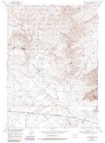 7.5' Topo Map of the Graham Ranch, WY Quadrangle