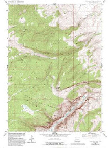 7.5' Topo Map of the Kirkland Park, WY Quadrangle