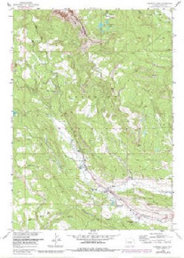 7.5' Topo Map of the Kisinger Lakes, WY Quadrangle