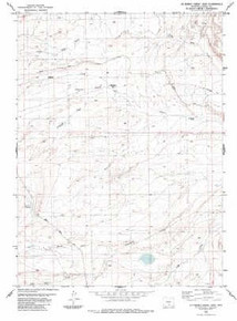 7.5' Topo Map of the La Marsh Creek East, WY Quadrangle