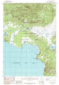 7.5' Topo Map of the Lake Butte, WY Quadrangle