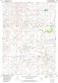 7.5' Topo Map of the Lance Creek, WY Quadrangle