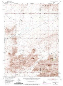 7.5' Topo Map of the Lankin Dome, WY Quadrangle