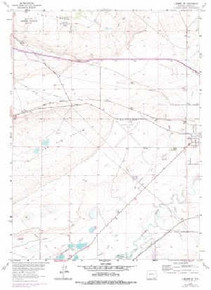 7.5' Topo Map of the Laramie SW, WY Quadrangle