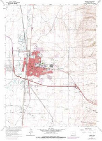 7.5' Topo Map of the Laramie, WY Quadrangle